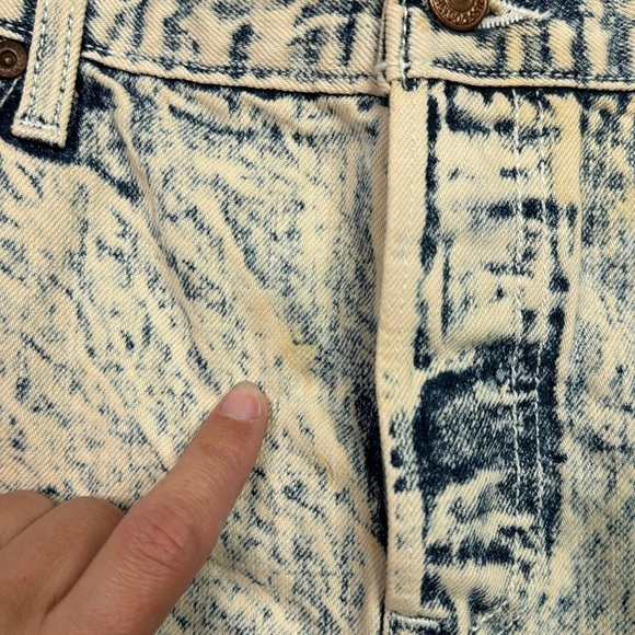 Levi's 501 Straight Button Fly Acid Was Shorts Size 31 NWT - Picture 9 of 9